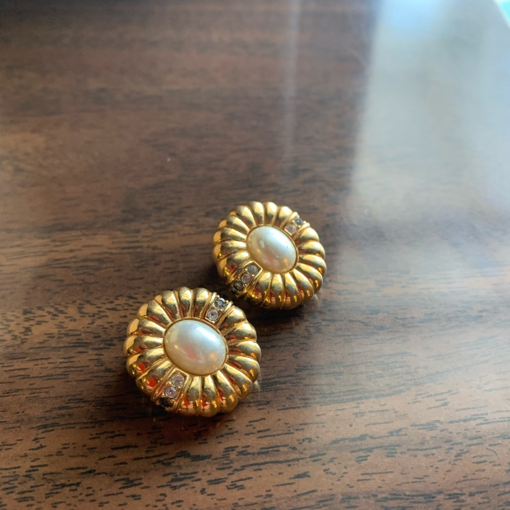 Christian Dior clip earrings